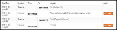 SMS Text Chat Portal View 400