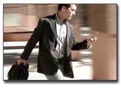 Man Rushing